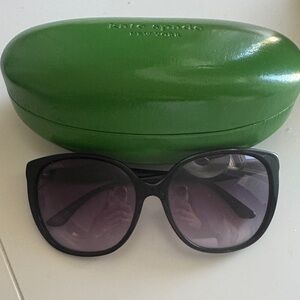 Kate Spade Sunglasses with Vibrant Green Eyewear Case